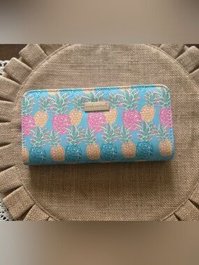 Simply Southern Turquoise Pineapple Print Phone Wallet Case